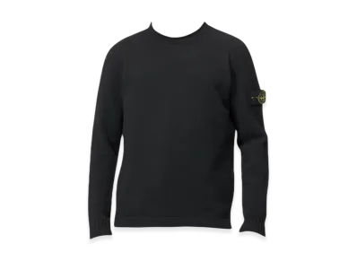 Stone Island 568A3 Lambswool Wappen Knit - 24FW "Black"