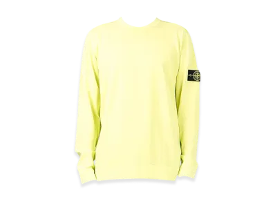 Stone Island 554D9 White Frost Treatment Crewneck Knit- 21SS "Pistachio"