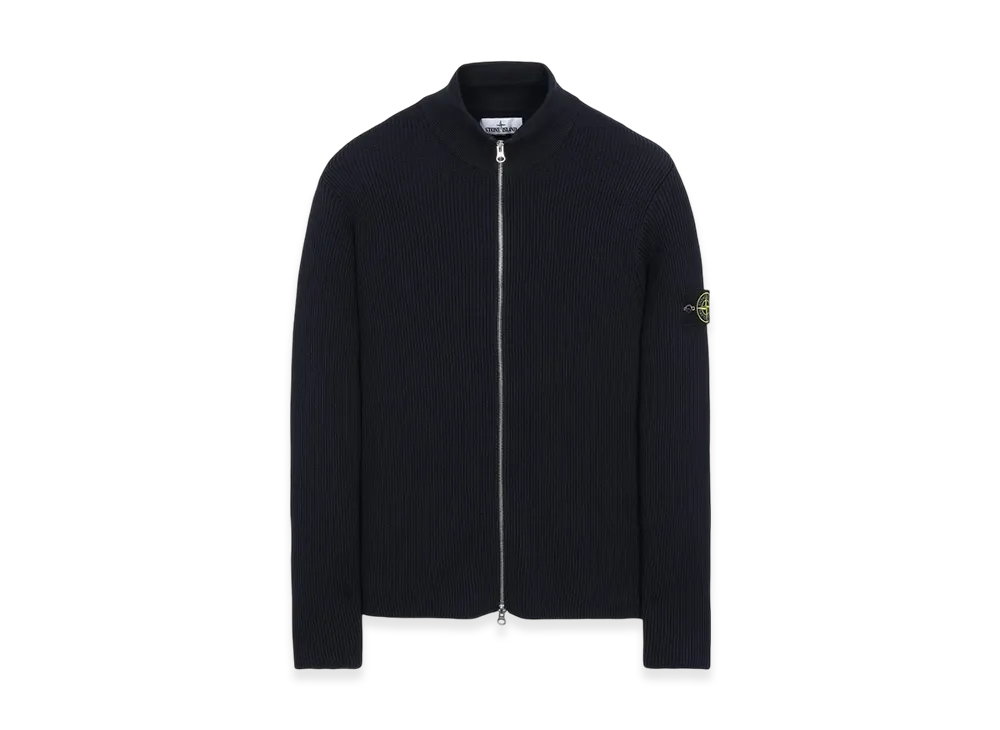 Stone Island 549D8 Zip Sweater - 21SS "Navy Blue"