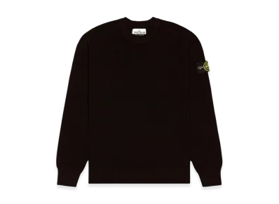 Stone Island 548D2 Soft Cotton Crewneck Knit "Black"