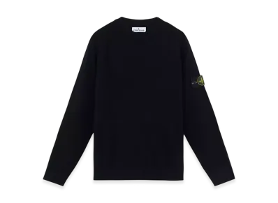 Stone Island 545B4 Light RWS Geelong Wool Loose Fit Cardigan - 24FW "Black"