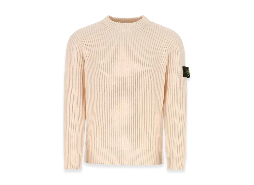 Stone Island 538C2 Full Rib Wool Knitted Sweater - 22FW "Pink"
