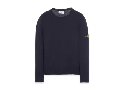 Stone Island 538B6 Cotton Nylon Crewneck Knit - 23SS "Blue"