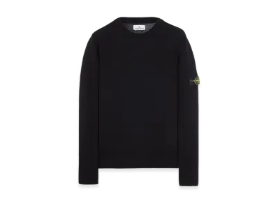 Stone Island 531B6 Geelong Wool Crewneck Knit - 23FW "Black"