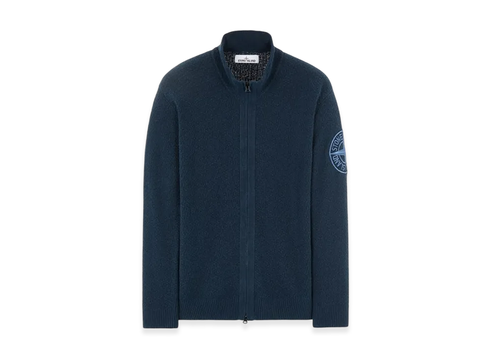 Stone Island 531B5 Cotton Nylon Terry - 22SS "Avio Blue"