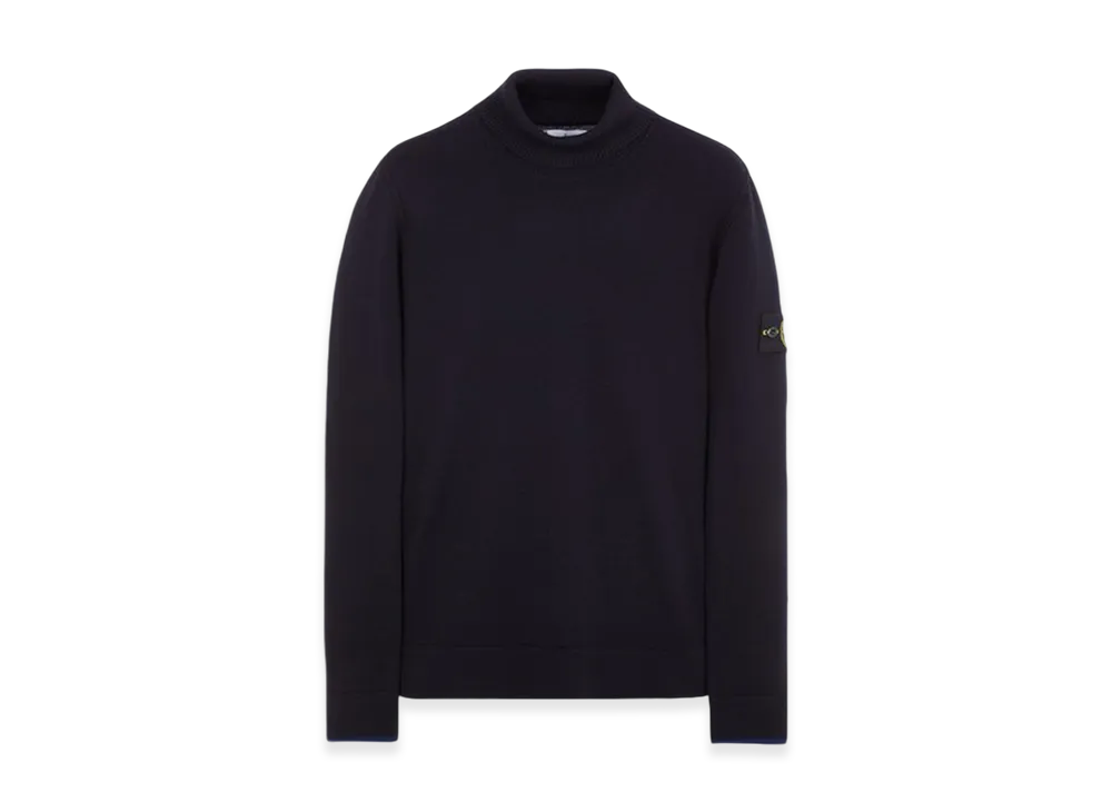 Stone Island 530A1 Stretch Turtleneck Knit - 23FW "Navy Blue"