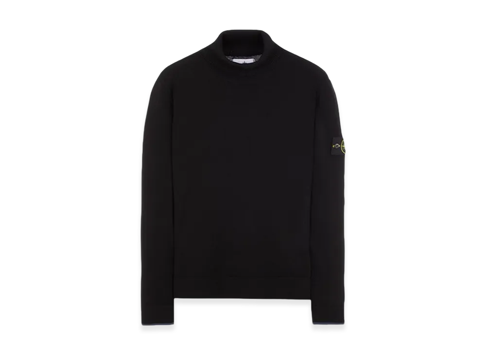 Stone Island 530A1 Stretch Turtleneck Knit - 23FW "Black"