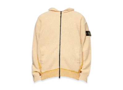 Stone Island 528C7 Hooded Cardigan Knit - 22FW "Yellow"