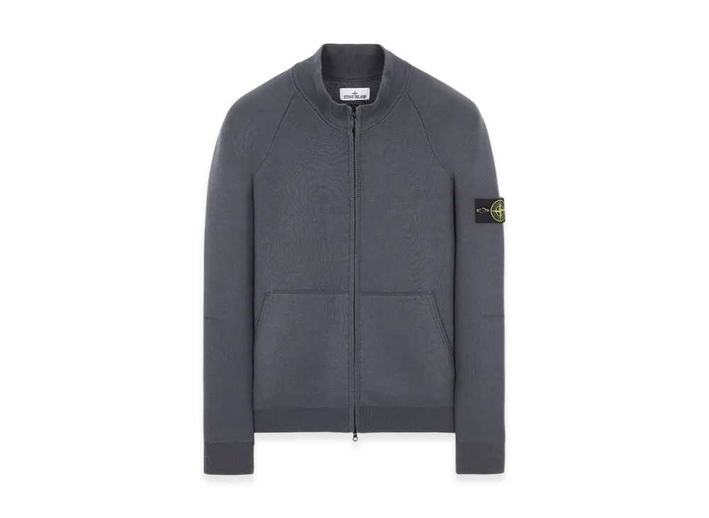 Stone Island 528A6 Soft Cotton Cardigan Knit - 23FW "Lead"