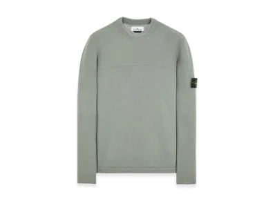 Stone Island 524A3 Lambswool Crewneck Knit - 23FW "Sage Green"