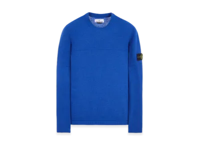 Stone Island 524A3 Lambswool Crewneck Knit - 23FW "Ultramarine Blue"