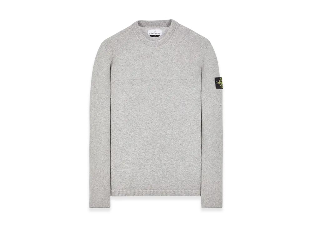 Stone Island 524A3 Lambswool Crewneck Knit - 23FW "Dust Melange"
