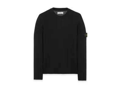 Stone Island 524A3 Lambswool Crewneck Knit - 22FW "Black"