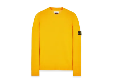 Stone Island 524A3 Lambswool Crewneck Knit - 22FW "Yellow"