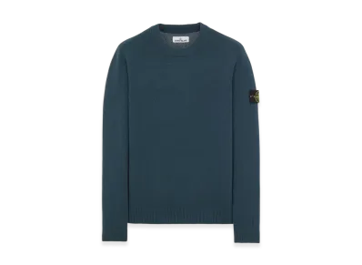 Stone Island 524A3 Lambswool Crewneck Knit - 22FW "Dark Green"