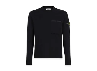 Stone Island 517B8 Pocket Crewneck Knit - 22SS "Navy Blue"
