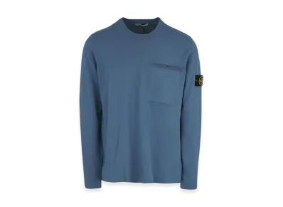 Stone Island 517B8 Pocket Crewneck Knit - 22SS "Powder Blue"