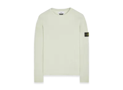 Stone Island 514D8 Ribbed Soft Cotton Crewneck Knit - 24SS "Pistachio Green"