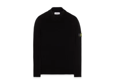 Stone Island 513A5 Mock Neck Knit - 22FW "Black"