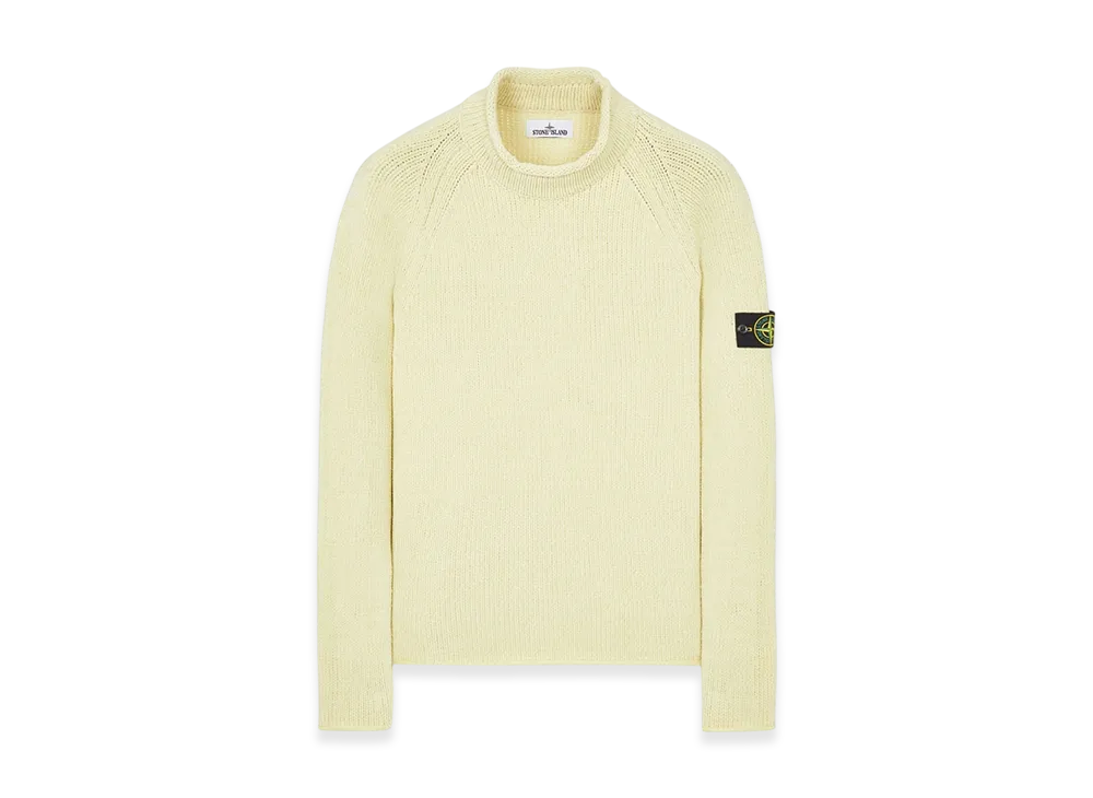 Stone Island 513A5 Mock Neck Knit - 22FW "Cream"