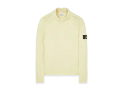 Stone Island 513A5 Mock Neck Knit - 22FW "Cream"