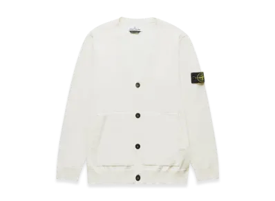 Stone Island 511C4 Light Wool Knit Cardigan - 22FW "Off White"