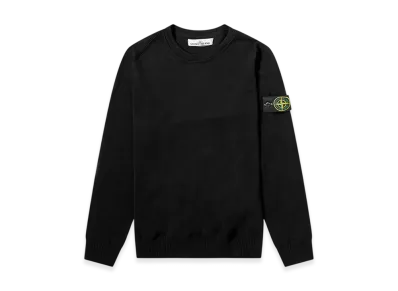 Stone Island 510B2 Soft Cotton Crewneck Knit - 20SS "Black"