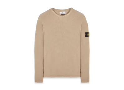 Stone Island 507D8 Ribbed Soft Cotton Crewneck Knit - 23SS "Dove Grey"