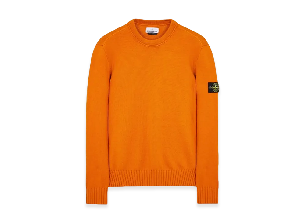 Stone Island 506A2 Winter Cotton Crewneck Knit - 23FW "Rust"