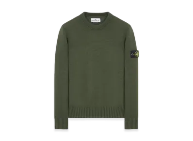 Stone Island 506A2 Winter Cotton Crewneck Knit - 23FW "Olive Green"