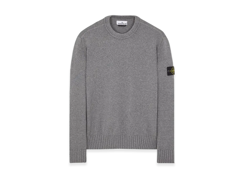 Stone Island 506A2 Winter Cotton Crewneck Knit - 23FW "Dust Melange"