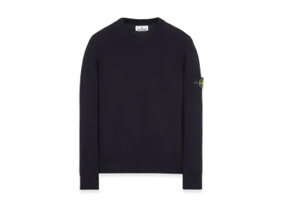 Stone Island 506A2 Winter Cotton Crewneck Knit - 23FW "Navy Blue"