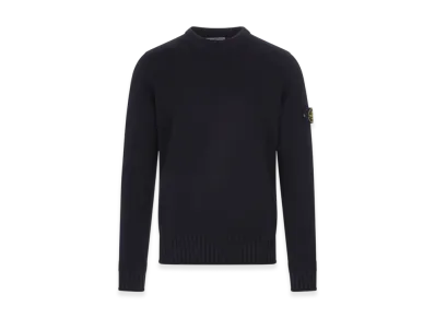 Stone Island 506A2 Winter Cotton Crewneck Knit - 22FW "Navy Blue"