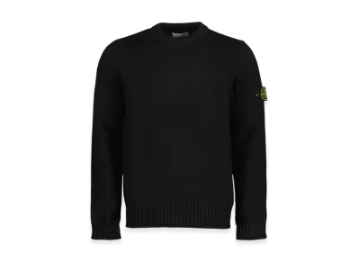 Stone Island 506A2 Winter Cotton Crewneck Knit - 22FW "Black"