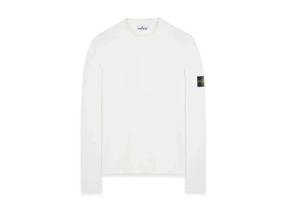 Stone Island 506A2 Winter Cotton Crewneck Knit - 22FW "Off White"