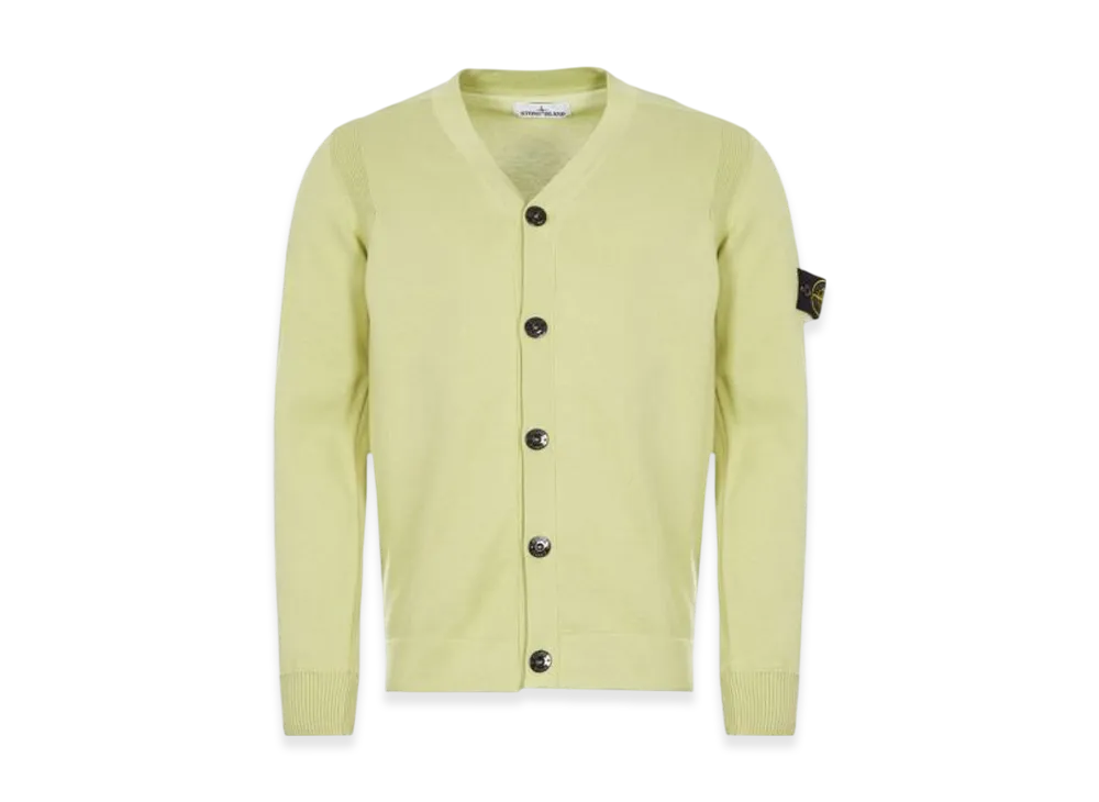 Stone Island 505B2 Knit Cardigan - 21SS "Light Green"