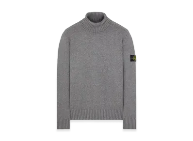 Stone Island 505A2 Winter Cotton Turtleneck Knit - 23FW "Dust Melange"