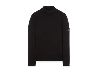 Stone Island 505A2 Winter Cotton Turtleneck Knit - 22FW "Black"