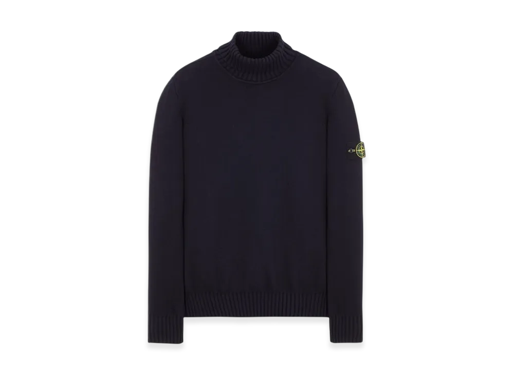 Stone Island 505A2 Turtleneck Knit - 23FW "Navy Blue"