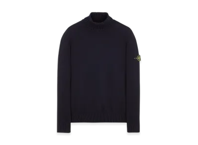 Stone Island 505A2 Turtleneck Knit - 23FW "Navy Blue"