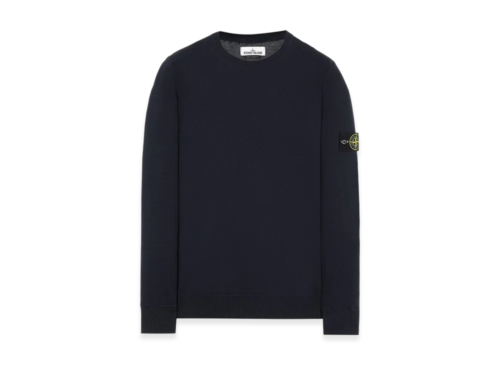Stone Island 504B2 Crewneck Knit - 21SS "Navy Blue"