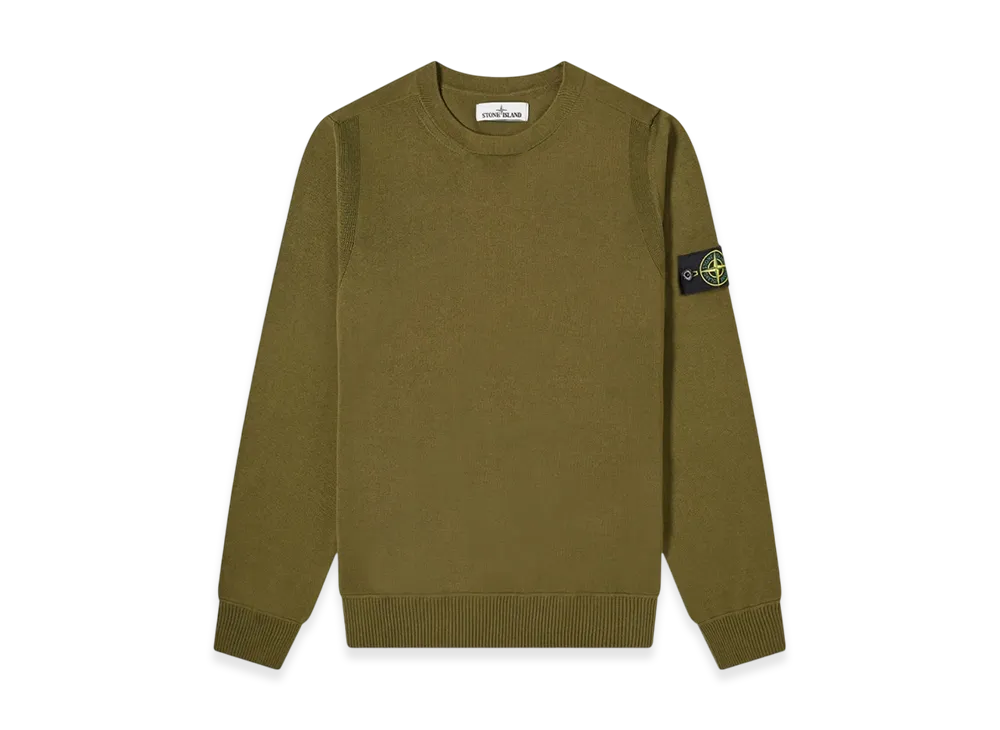Stone Island 504B2 Crewneck Knit - 21SS "Olive Green"