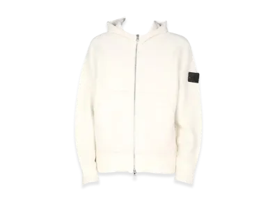 Stone Island 502A2 Shadow Project Logo Patch Full Zip Up Hooded- 21FW "Ivory"