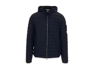Stone Island 44525 Loom Woven Down Chambers Stretch Nylon-TC Jacket - 21SS "Navy Blue"