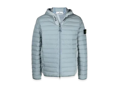 Stone Island 44525 Loom Woven Down Chambers Stretch Nylon-TC Jacket - 21SS "Powder Blue"