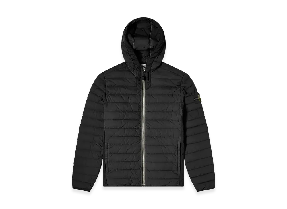 Stone Island 44525 Loom Woven Down Chambers Stretch Nylon-TC Jacket - 21SS "Black"