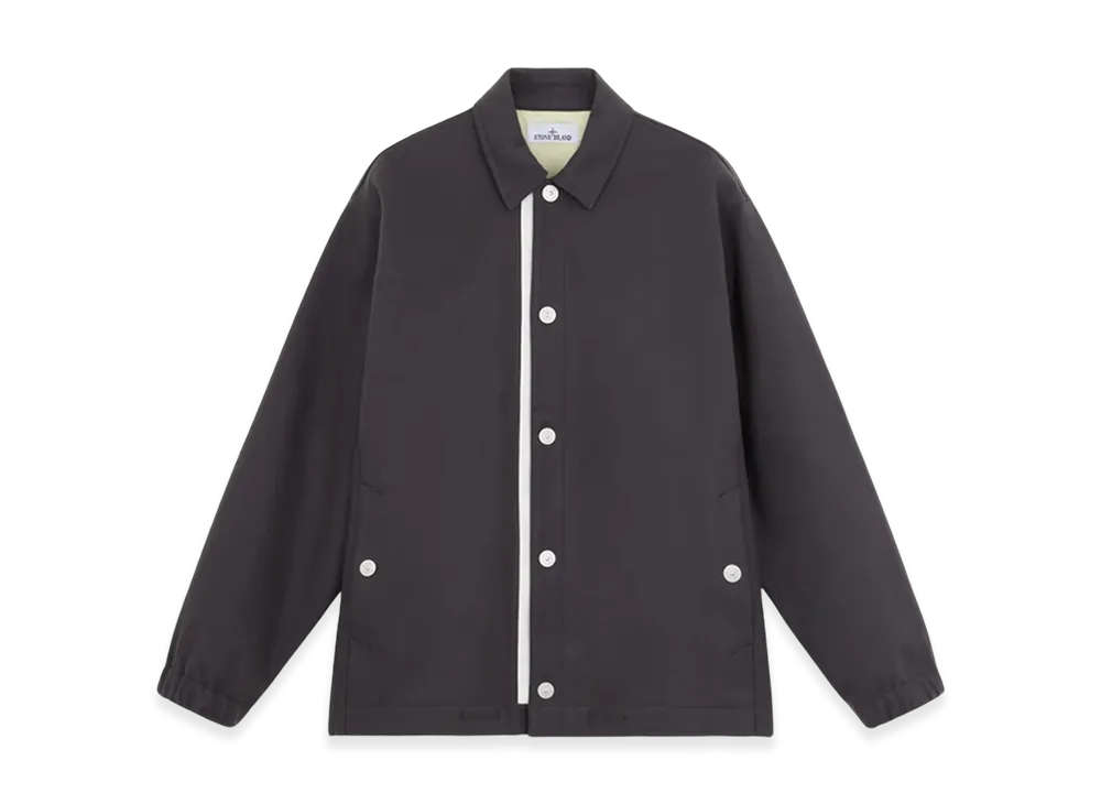 Stone Island 444X3 Marina Panno with Plated Reflective Shirt Jacket with Anti Drop - 24FW "Ink Blue"