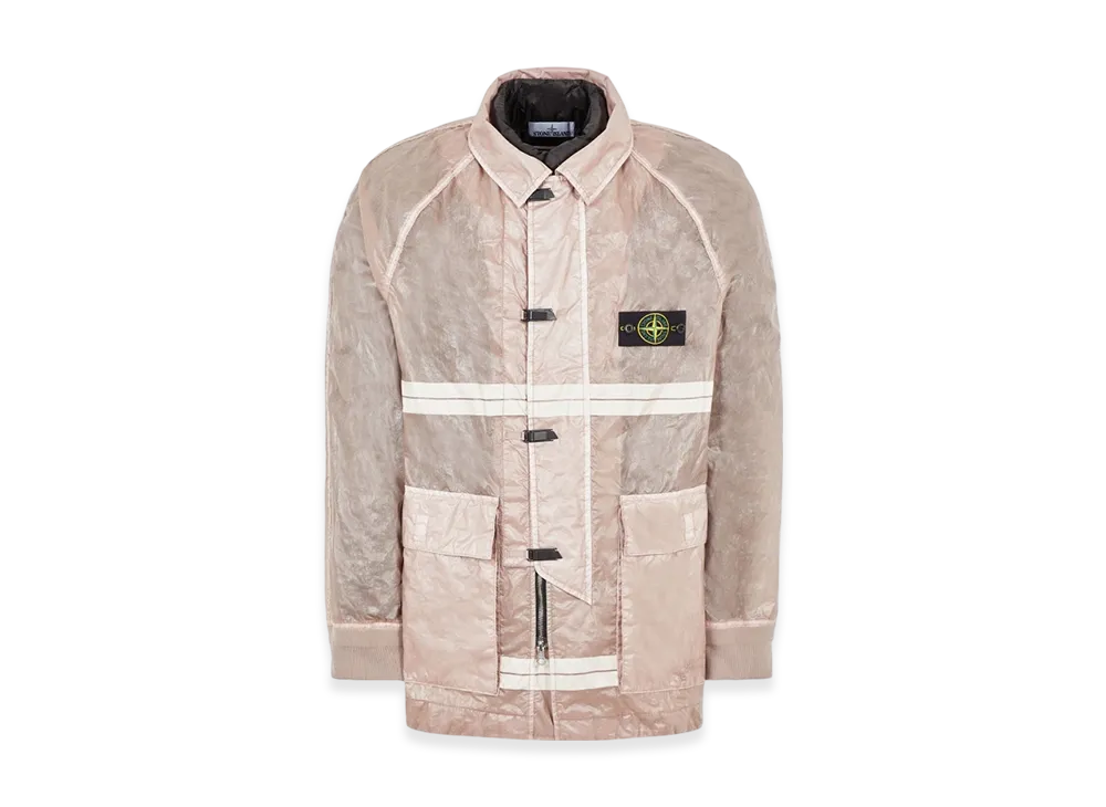 Stone Island 444Q2 Microfelt with Ripstop Cover 82/22 Edition Jacket - 22FW "Rose Quartz"