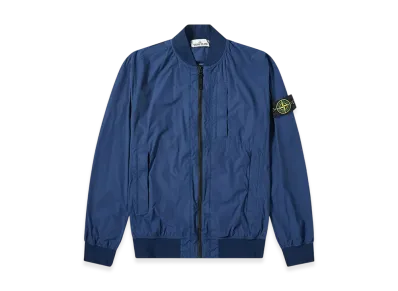 Stone Island 44431 Skin Touch Nylon TC Packable Bomber Jacket - 20SS "Marine Blue"