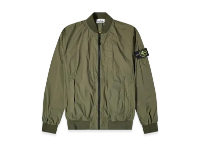Stone Island 44431 Skin Touch Nylon TC Packable Bomber Jacket - 20SS "Olive Green"
